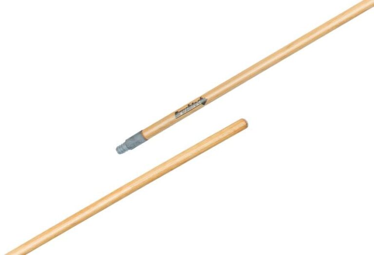 baston madera con rosca metalica