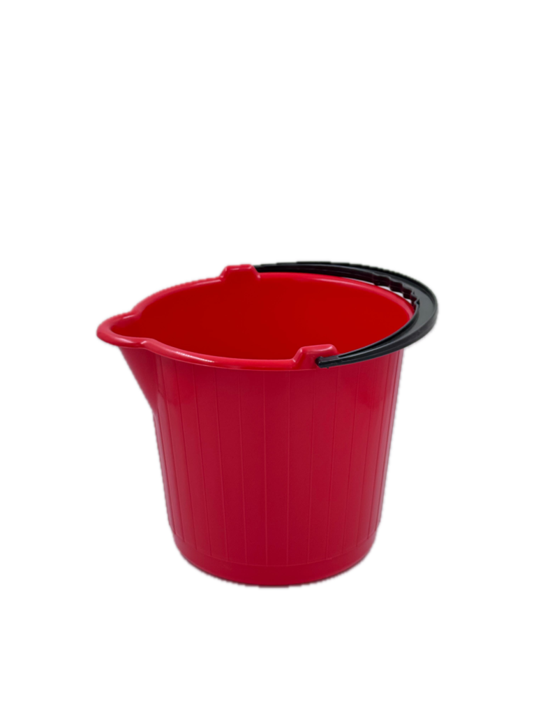 Fondo de balde rojo eliminado